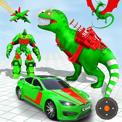 Wild Dino Robot Transform Game iOS App