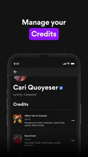 musixmatch pro for artists iphone screenshot 4