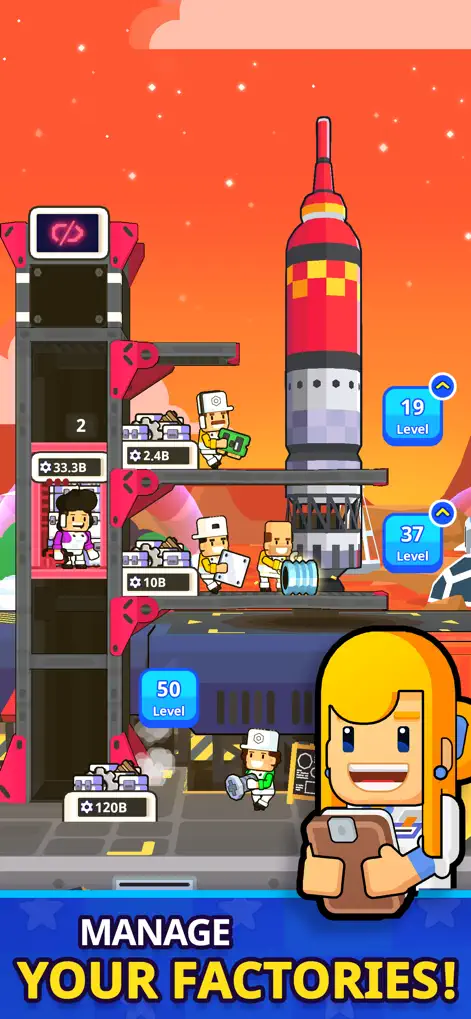 Rocket Star: Idle Tycoon Game - Games App | MWM