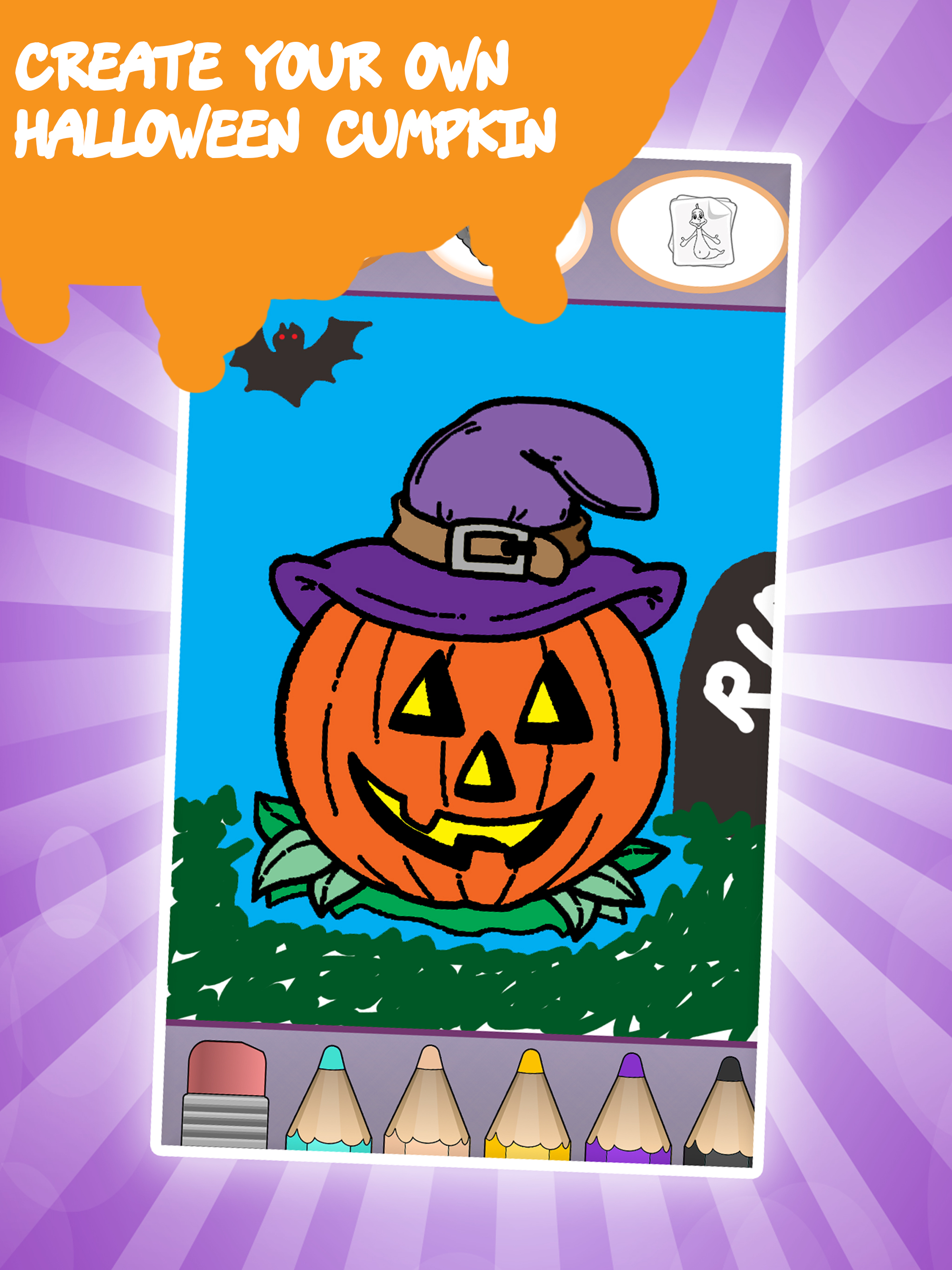 Coloring book : Draw Halloween screenshot 7
