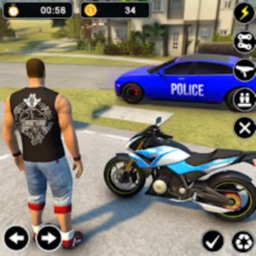 Police Bike Simulator Chase