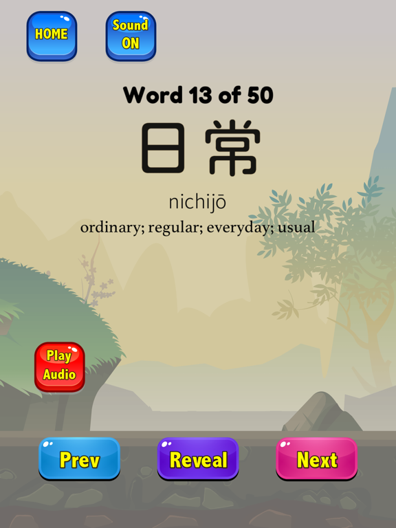 Japanese Flashcards 2025 JLPT iPad screenshot 9 - Education app