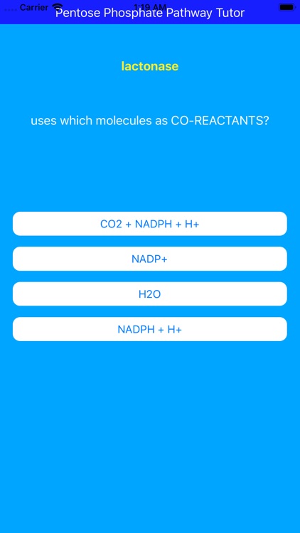 Pentose Phosphate Paths Tutor screenshot-3