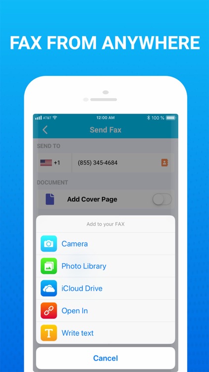 Fax From IPhone: Send &Receive screenshot-4