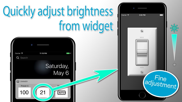 Dimmer -Adjust LCD brightness-