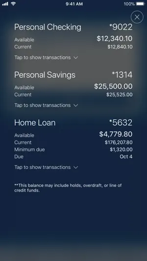 HomeTown Bank Mobile screenshot 1