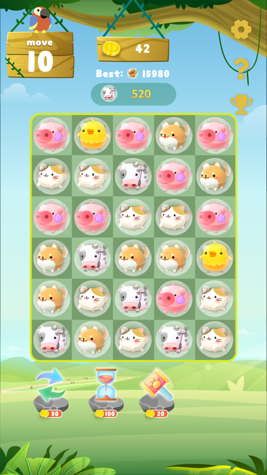 #3. Merge Games - Happy Zoo (iOS) 由: Dindot Network Technology (Huizhou) Co., Ltd.