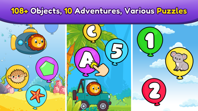 Balloon Pop Toddler Baby Game Screenshot
