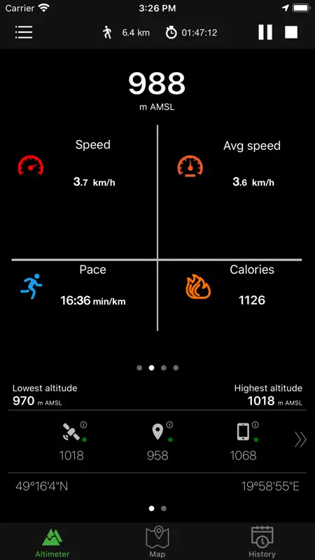 GPS Altimeter - Altitude & Map screenshot 9 of 9