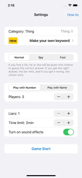 Game screenshot Liar Game-no ads mod apk