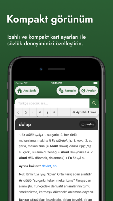 Nişanyan Sözlük Screenshot
