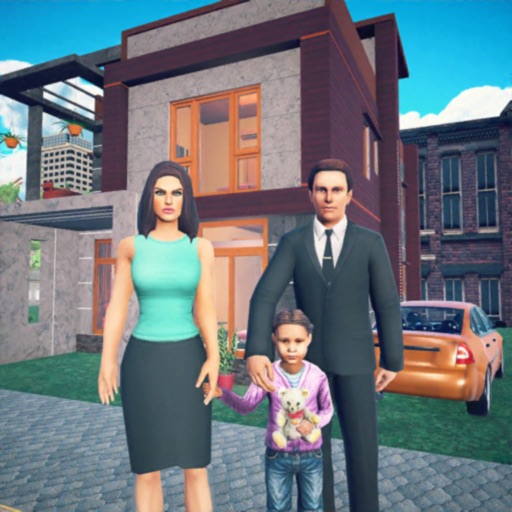 Virtual Happy Family Dad Games icon