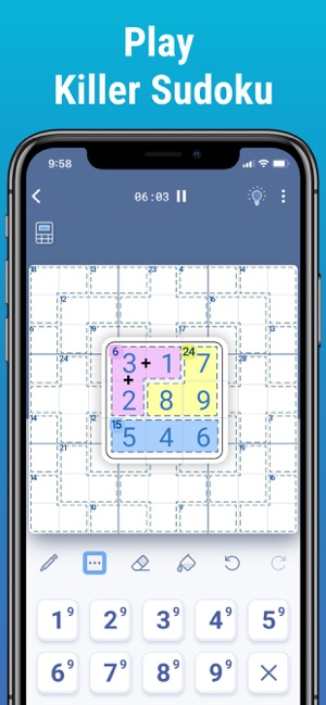 Killer Sudoku - jogo de lógica na App Store