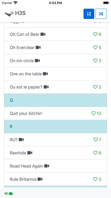 Hash House Harriers Songbook Screenshot