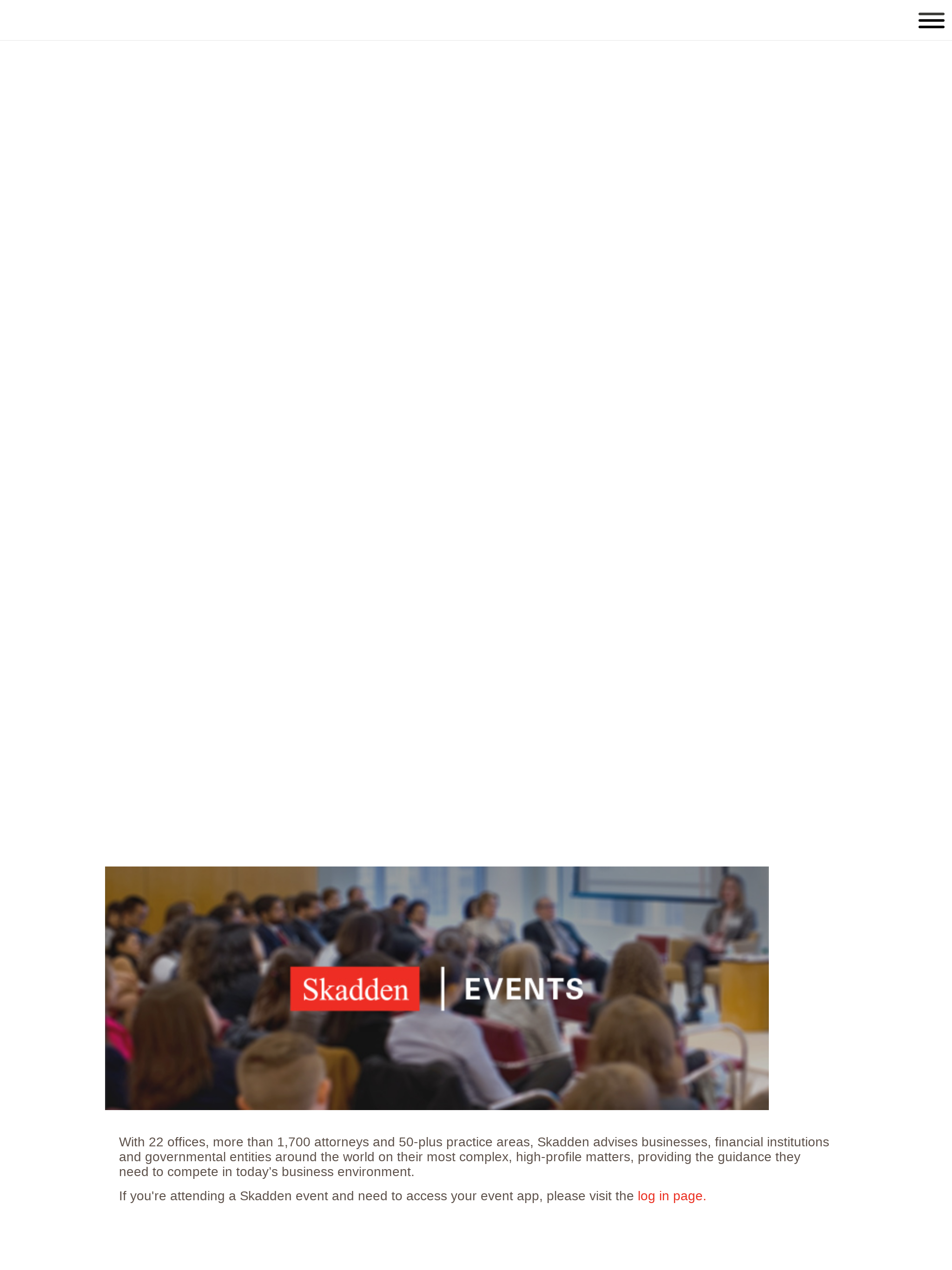 Skadden Events