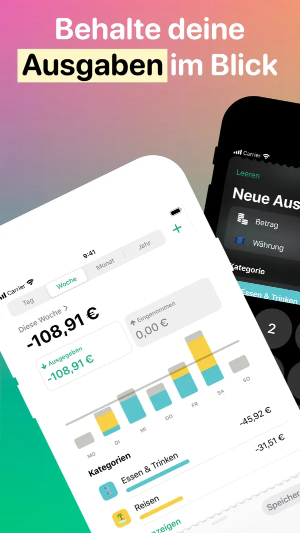 Fin - Budget Tracker Screenshot 1