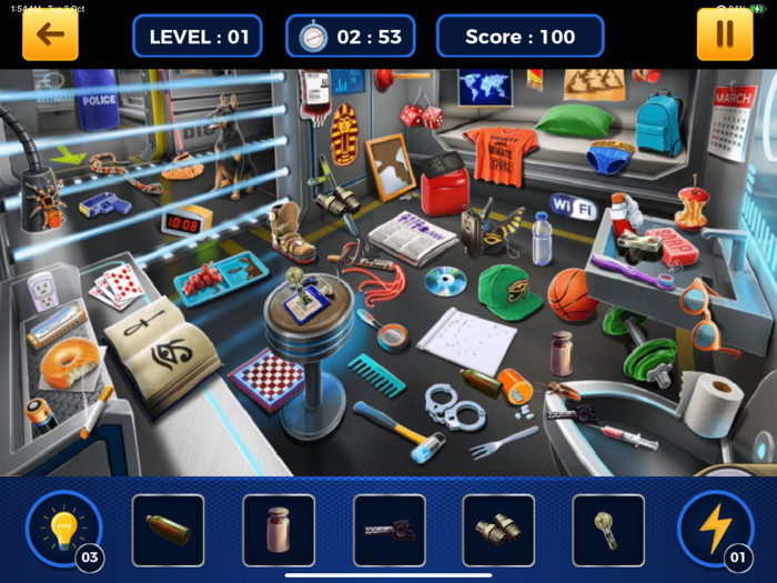 Crime Scene Search and Find