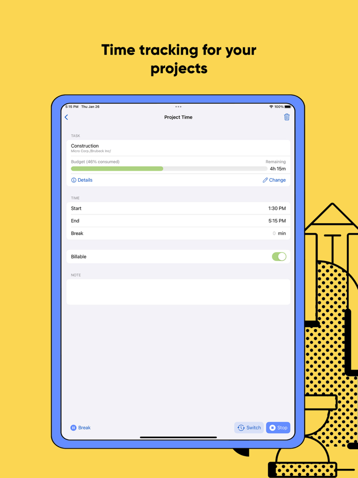 timr - Time and Mileage Tracker