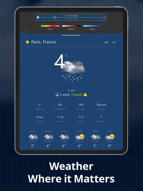 Screenshot #6 pour Meteo Radar: France Weather