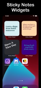 Sticky Widgets Note 17 standby screenshot #7 for iPhone