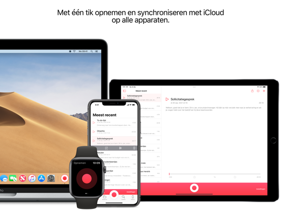 Just Press Record iPad app afbeelding 1
