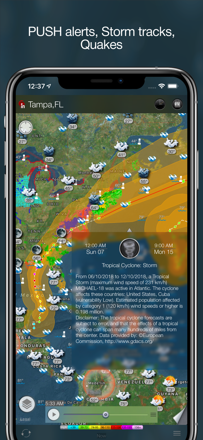 eWeather HD - Weather and Alerts