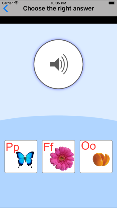 French Alphabet Cards Screenshot