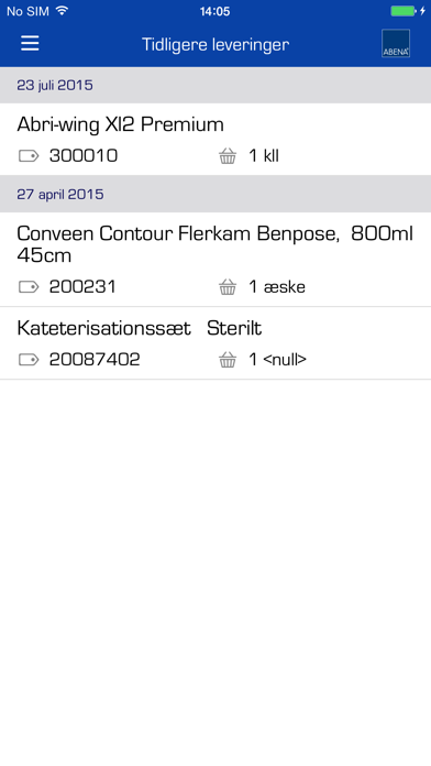Bevilling Screenshot
