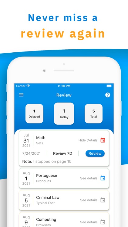 Estudez: Manage your studies screenshot-4