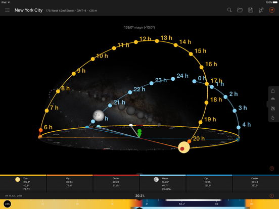 Sun Surveyor (Zon & Maan) iPad app afbeelding 3