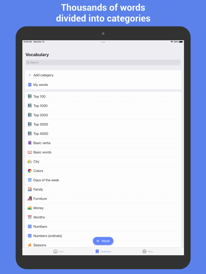 Learn German with Flash cards