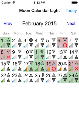 Moon Calendar Lightのおすすめ画像2