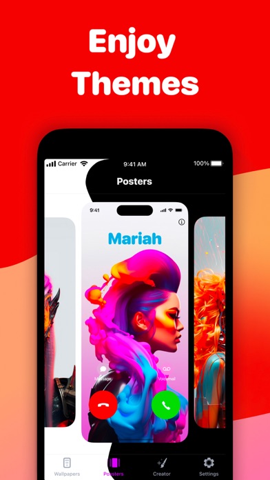 Contact Poster Screen Maker 17 Screenshot