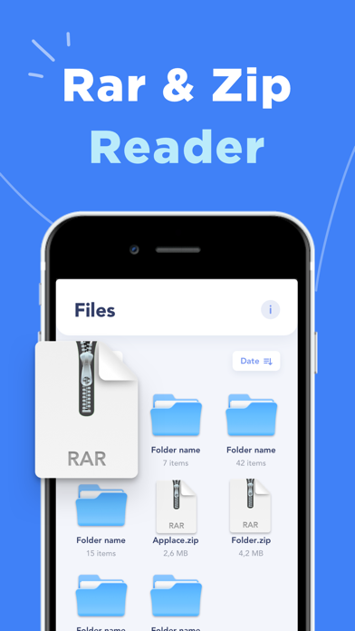 RAR & Zip File Extractor App Screenshot
