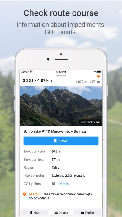 Hiking Map Poland Screenshot