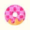 Icon Donut Collage: Stickers, Fonts