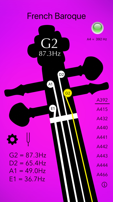 Screenshot #3 pour Accordeur de Contrebasse