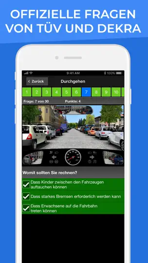 Screenshot von IFahrschulTheorie Führerschein auf dem iPhone 4