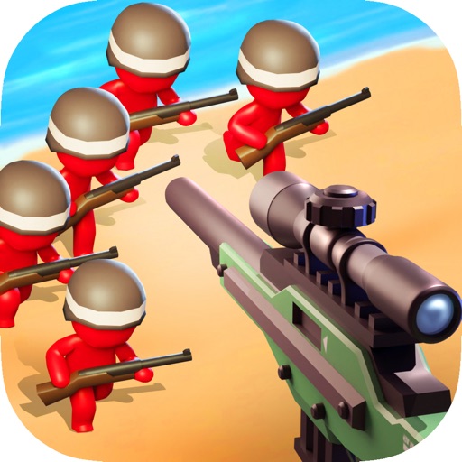 Snipe Gun War : Defense Beach Icon