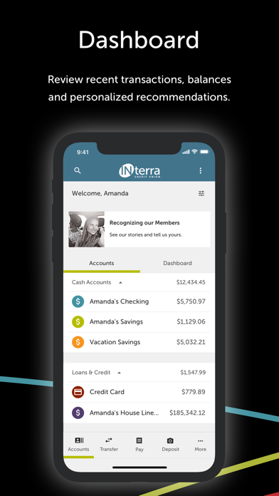 Interra Credit Union Screenshot