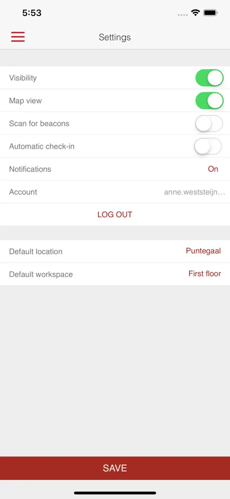 Officebooking blue