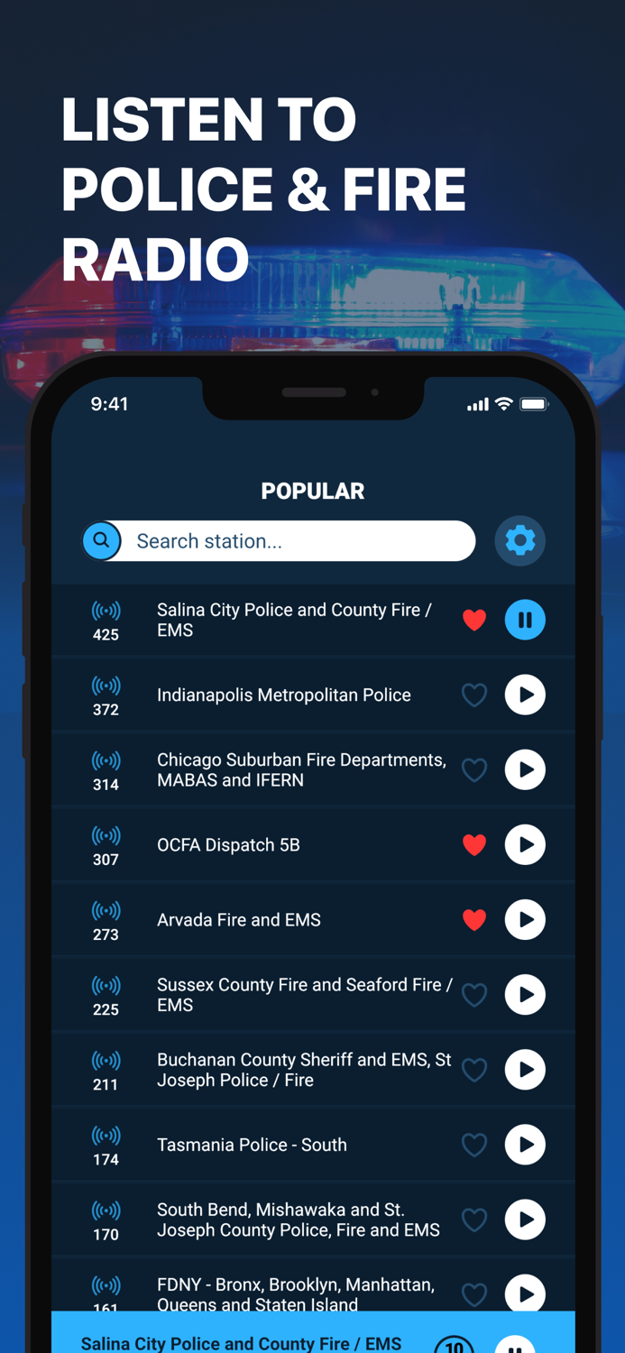 Police＋Fire Scanner Radio USA