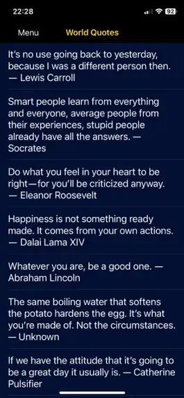 Game screenshot World Quotes apk