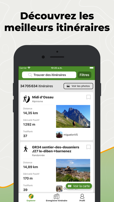 Screenshot #1 pour Wikiloc Navigation Outdoor GPS