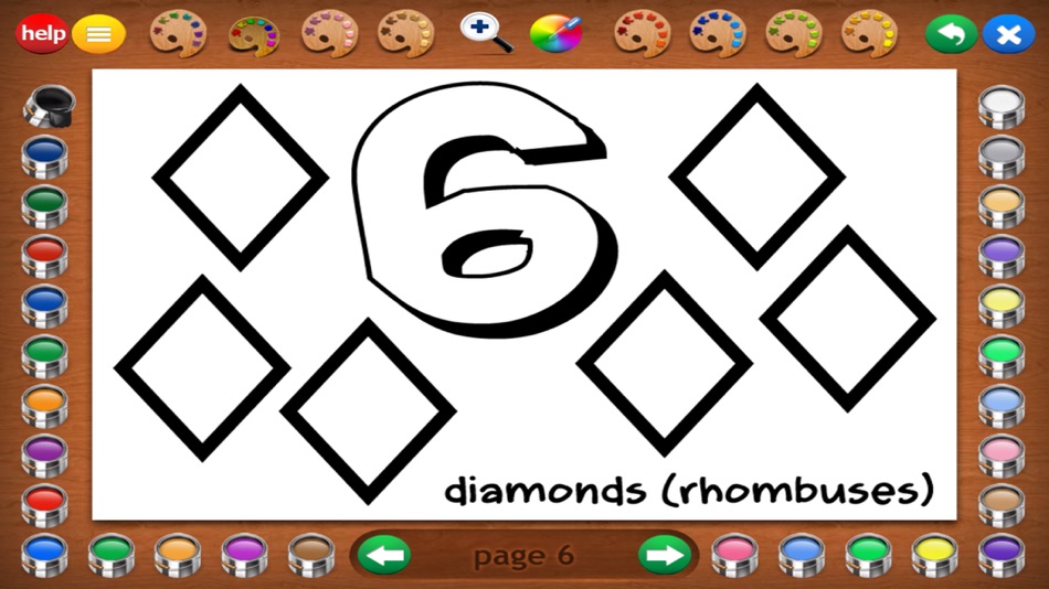#5. Counting Shapes Coloring Book (iOS) 由: Dataware LLC