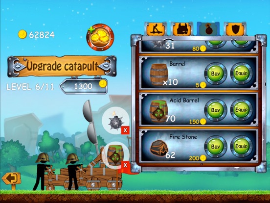 The Catapult iPad screenshot
