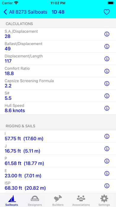 SailboatData Screenshot