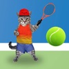 Cat Tennis Game 3d Offline icon