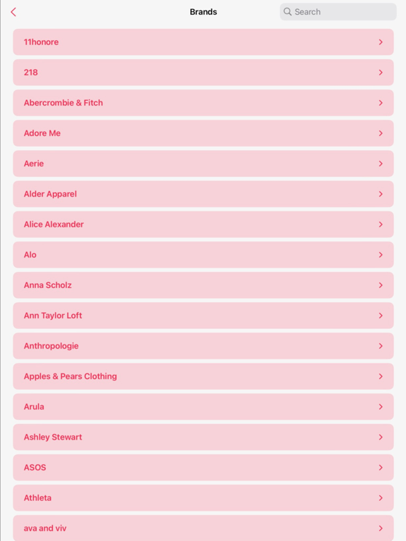 Cue the Curves iPad screenshot 2 - Shopping app