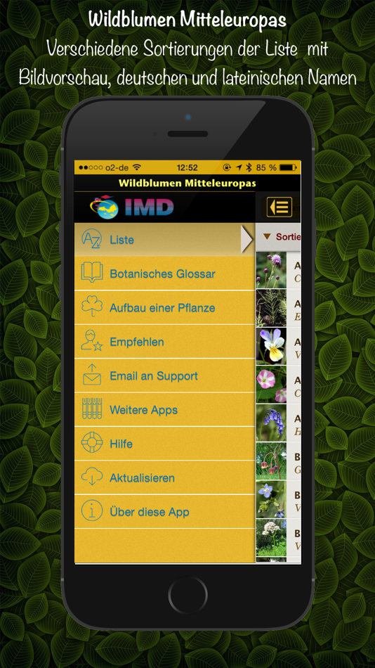 #1. Wildblumen Mitteleuropas (iOS) By: I.M.D. Publicacion C.A.